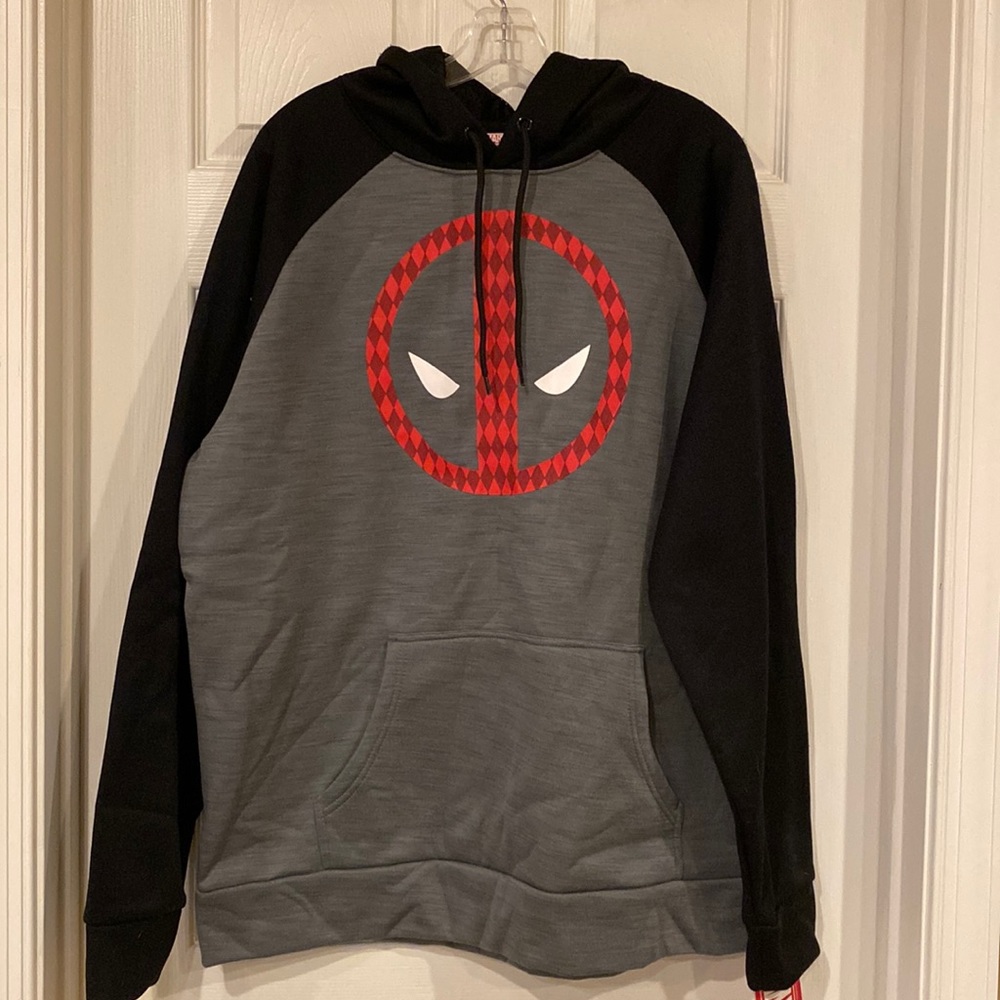 Mens Marvel Hoodie Deadpool size XL